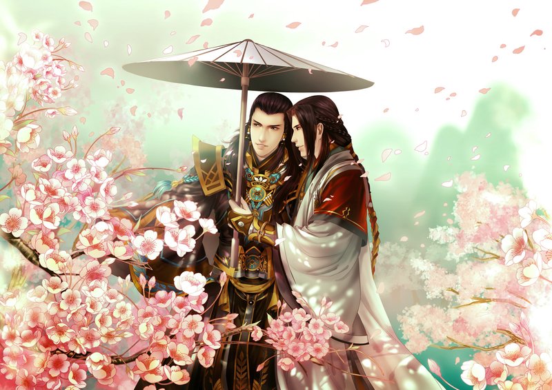 《一场花雨》   文 章 摘 要       《古剑奇谭2》沈夜谢衣同人图——