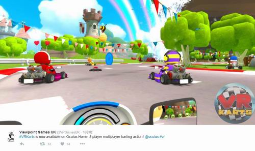 VR“跑跑卡丁车”上线Oculus平台 最多8人对战