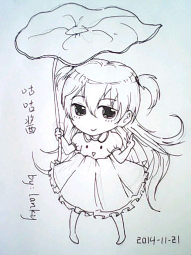 倩女2玩家有爱手绘:萌萌哒灵兽拟人化