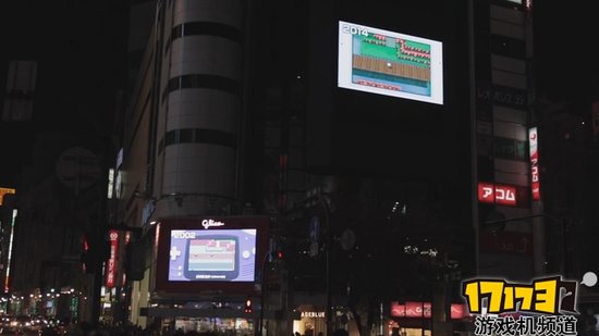 口袋妖怪ORAS发售广告 涩谷四屏幕展示