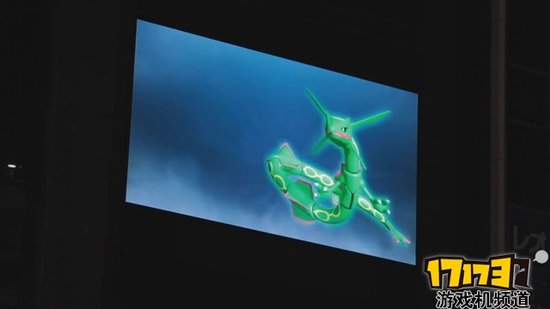 口袋妖怪ORAS发售广告 涩谷四屏幕展示