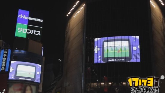 口袋妖怪ORAS发售广告 涩谷四屏幕展示